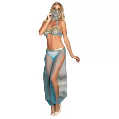   Subblime - Sexi háremová dáma kostým so závojom (modrý) - L/XL