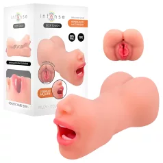   Intense Deep Touch Riley - masturbátor ústa a vagína - realistický - natur