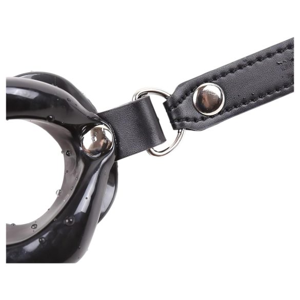 Latetobed - ústny kolík v tvare úst - silikón - čierny