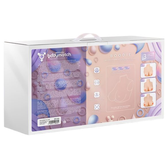 INTOYOU - pripínateľné realistické prsia - natur farba