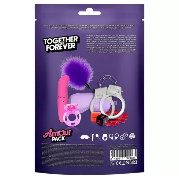 Amour Pack Together - štartovací set s vibrátorom - 7 dielov