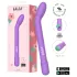 Adalet Gently - vibrátor na bod G a prostatu - smart funkcia - fialová