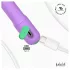 Adalet Gently - vibrátor na bod G a prostatu - smart funkcia - fialová