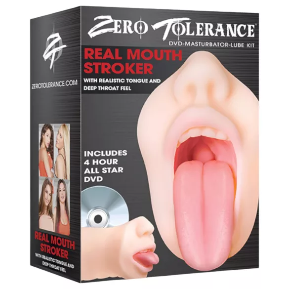 Zero Tolerance - realistická umelá ústa - naturálny odtieň