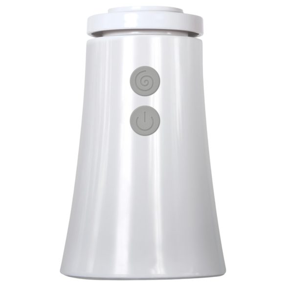 Zero Tolerance - nabíjateľný vibračný-sací masturbátor (priehľadný)