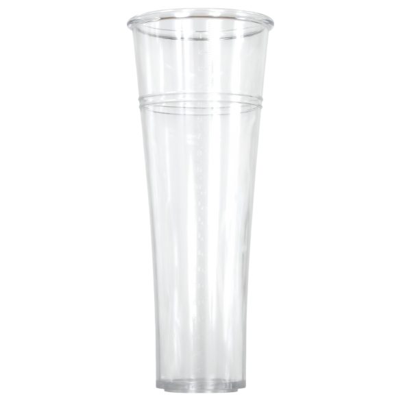 Zero Tolerance - nabíjateľný vibračný-sací masturbátor (priehľadný)