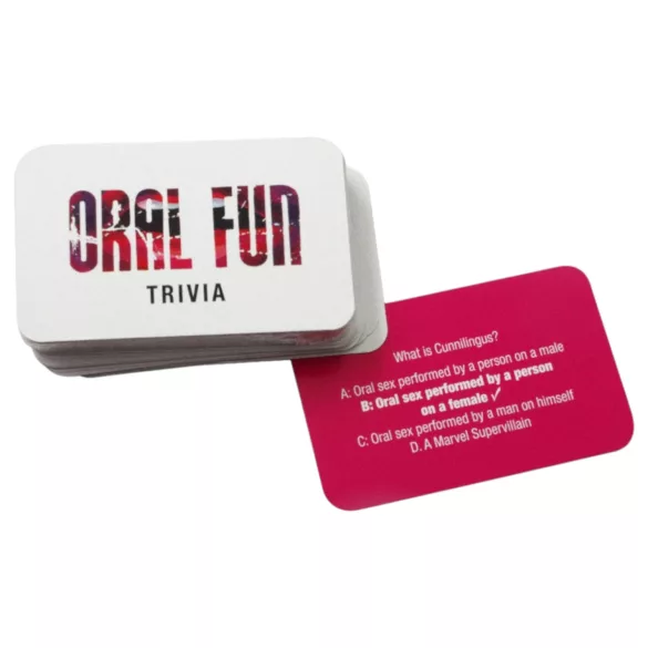 Oral Fun - erotická spoločenská hra pre páry (v angličtine)