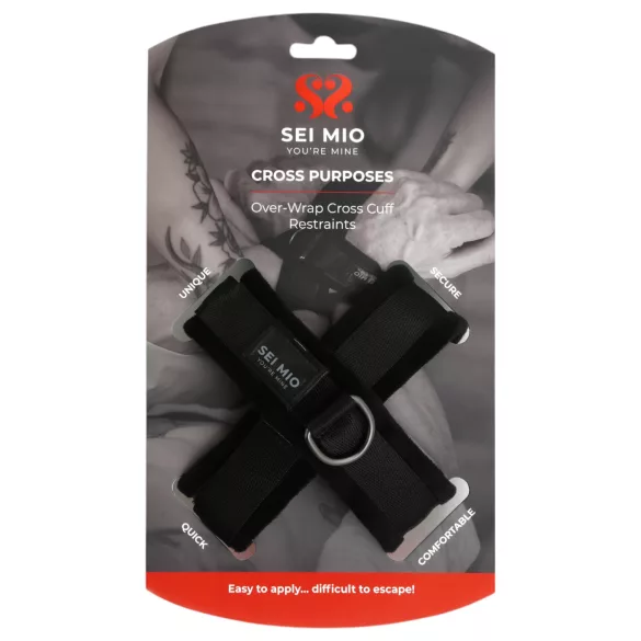 Sei Mio - krížové putá - čierne