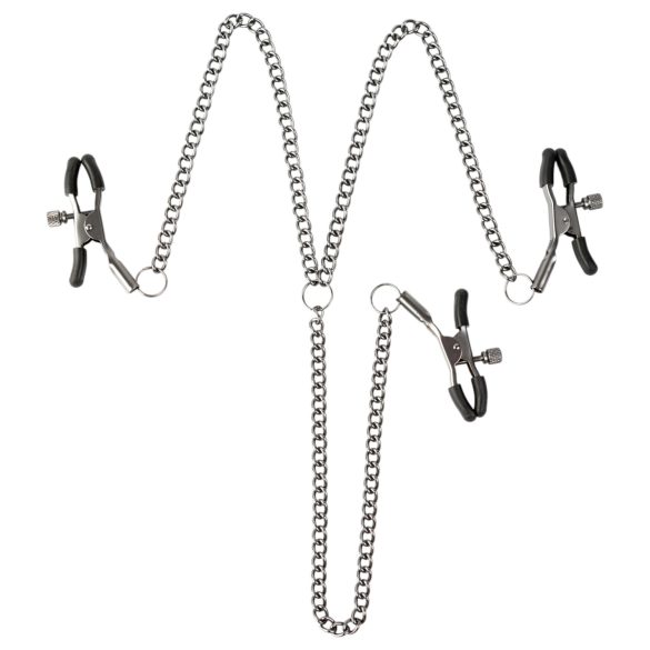 Sei Mio - čierne svorky na bradavky a pysky