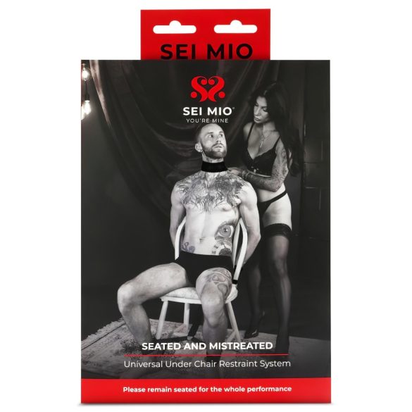 Sei Mio - pás na pripútanie ku stoličke (čierny)