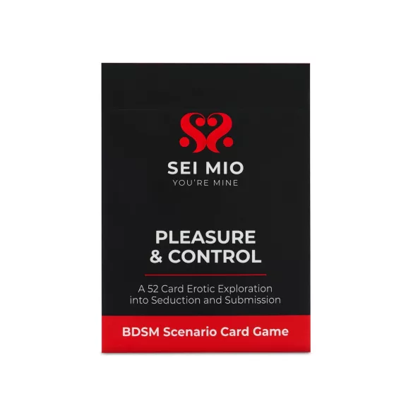 Sei Mio Pleasure & Control - BDSM kartová hra (52 kariet)