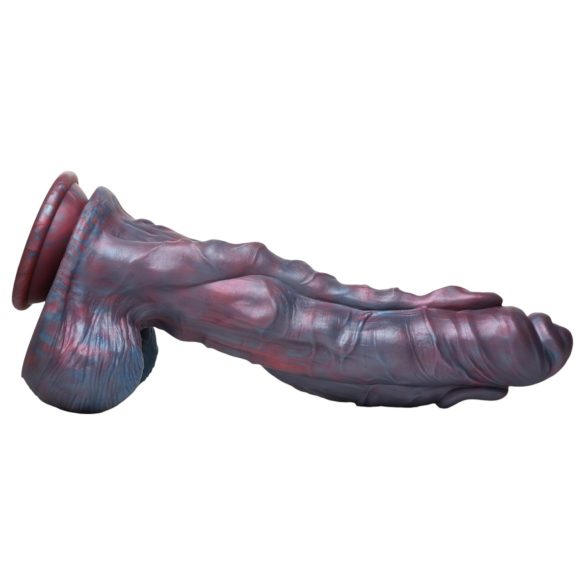Creature Cocks Hydra - realistický silikónový dildo - 27 cm - fialový
