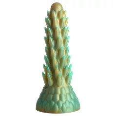   Creature Cocks - dildó s tvarom dinosaura - silikón - 20 cm - zelený