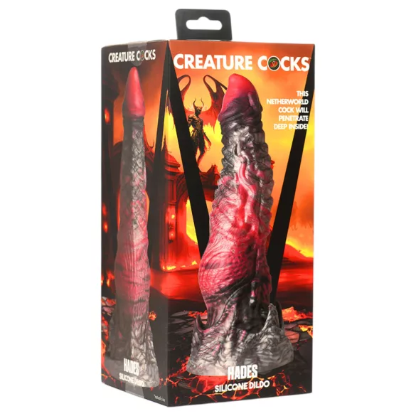 Creature Cocks Hades - silikónový dildo - stredný - farebný