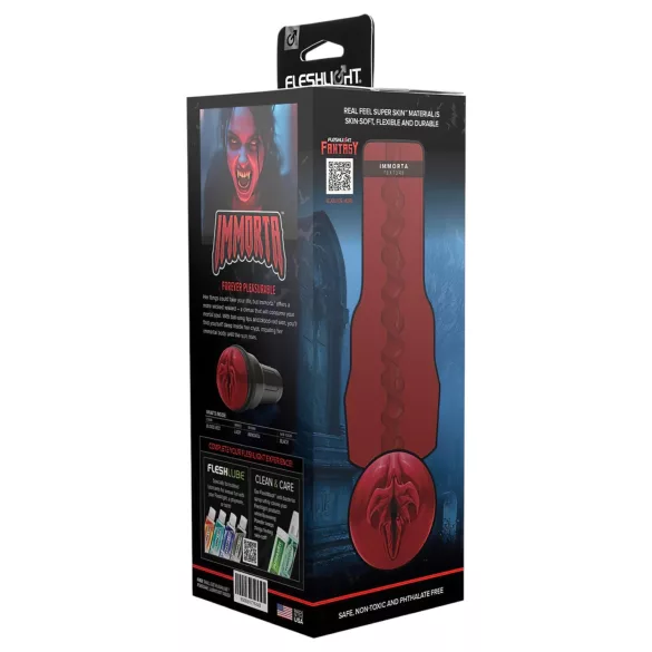 Fleshlight Fantasy Immorta - fantázia umelá vagína masturbátor (červený)