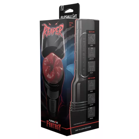 Fleshlight Fantasy Reaper - fantázia vagína masturbátor (červený)