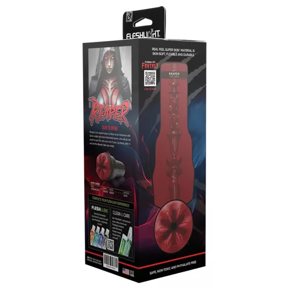 Fleshlight Fantasy Reaper - fantázia vagína masturbátor (červený)