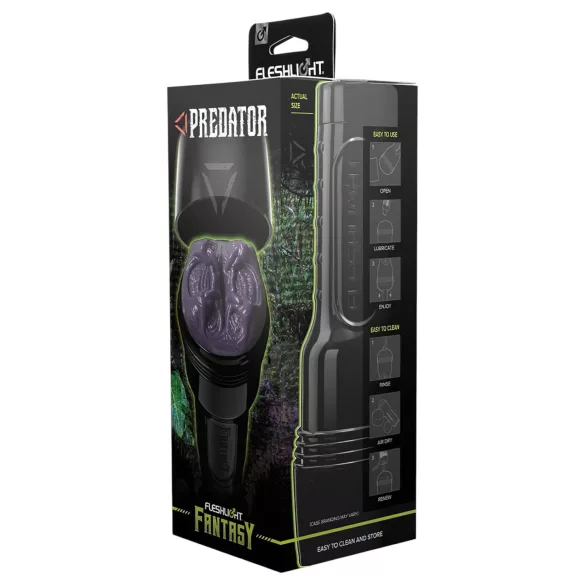 Fleshlight Fantasy Predator - fantázia umelá vagína masturbátor (fialová)