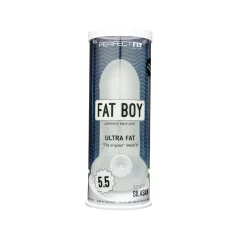   Fat Boy Original Ultra Fat - návlek na penis - 15 cm - biely