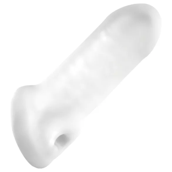 Perfect Fit - Fat Boy Original Ultra Fat - návlek na penis (15 cm, biely)