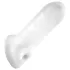 Perfect Fit - Fat Boy Original Ultra Fat - návlek na penis (15 cm, biely)