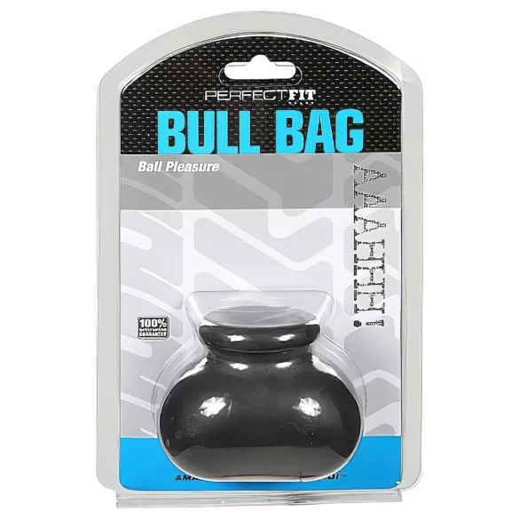 Perfect Fit Bull Bag - vrecko na semenníky a naťahovač (čierne)