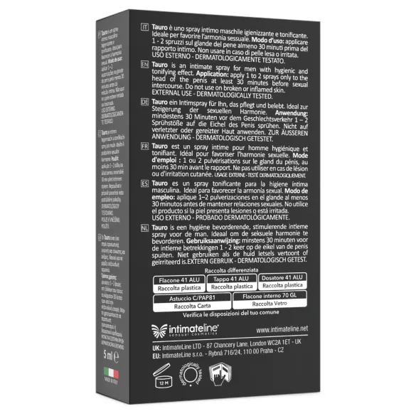Tauro Extra Power - oneskorovací sprej pre mužov (5 ml)