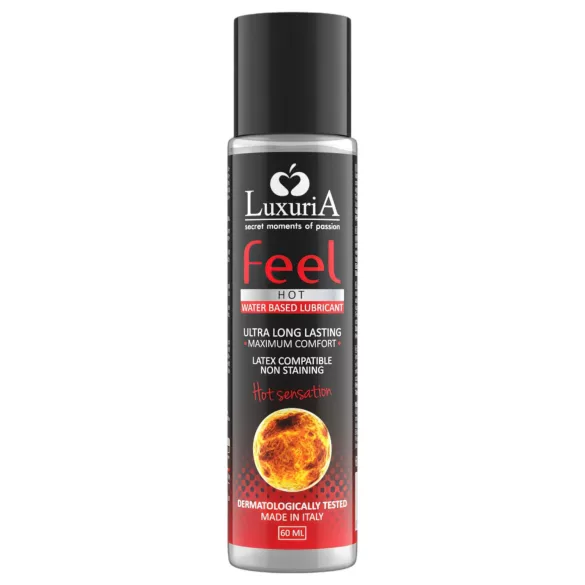 LuxuriA Feel Hot - lubrikant s hrejivým efektom - 60 ml