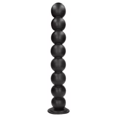   Au! Balls of Lust - obrovský análny korálkový reťazec (čierny) - 55 cm