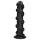 Ouch! Hole Driller - obrovský análny kolík (čierny) - 31,5 cm