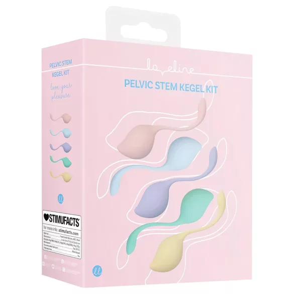 Loveline - kegel set na posilnenie panvového dna - 5 kusov