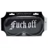 Au! - Saténová očná maska s nápisom „Fuck Off“ (čierna)