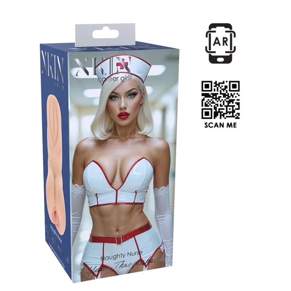 XKIN Tiffany Throatcheck - realistická umelá vagína masturbátor (prírodná farba)