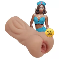   XKIN Naughty Nurse Trixie - realistická umelá vagína masturbátor (prírodná farba)