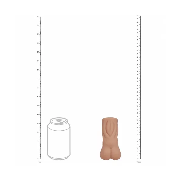 XKIN Naughty Nurse Trixie - realistická umelá vagína masturbátor (prírodná farba)