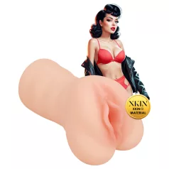   XKIN Greaser Girl Misty - realistická umelá vagína masturbátor (prírodná farba)