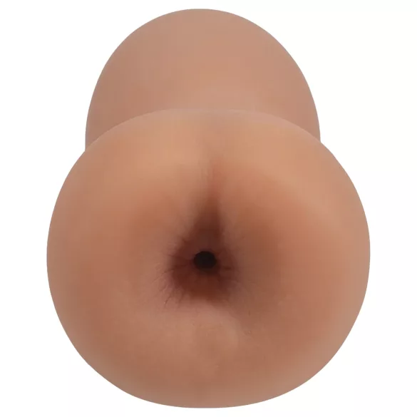 XKIN - realistický umelý zadok masturbátor - M (tmavý naturál)