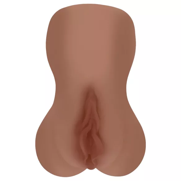 XKIN - realistická umelá vagína - L (tmavá naturálna)