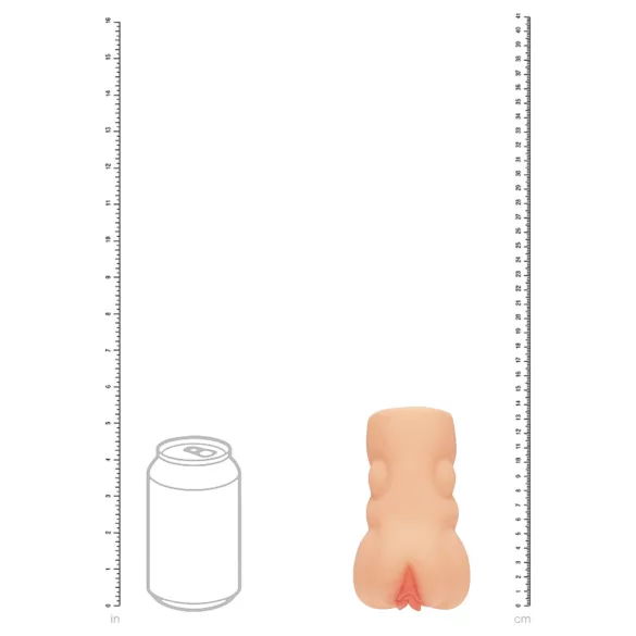 XKIN - realistická umelá vagína masturbátor - L (prírodná farba)