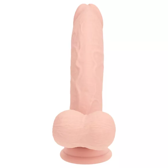 RealRock - realistický vibrátor s dvojitou hustotou (telovej farby) - 15 cm