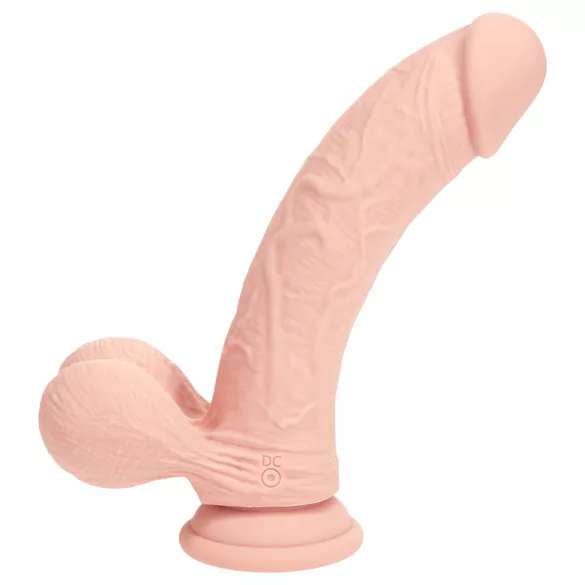 RealRock - realistický vibrátor s dvojitou hustotou (telovej farby) - 20 cm