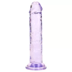   RealRock - realistický dildo s prísavkou (fialový) - 12,7 cm