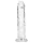RealRock - realistický dildo s prísavkou (priehľadný) - 12,7 cm