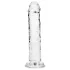 RealRock - realistický dildo s prísavkou (priehľadný) - 12,7 cm
