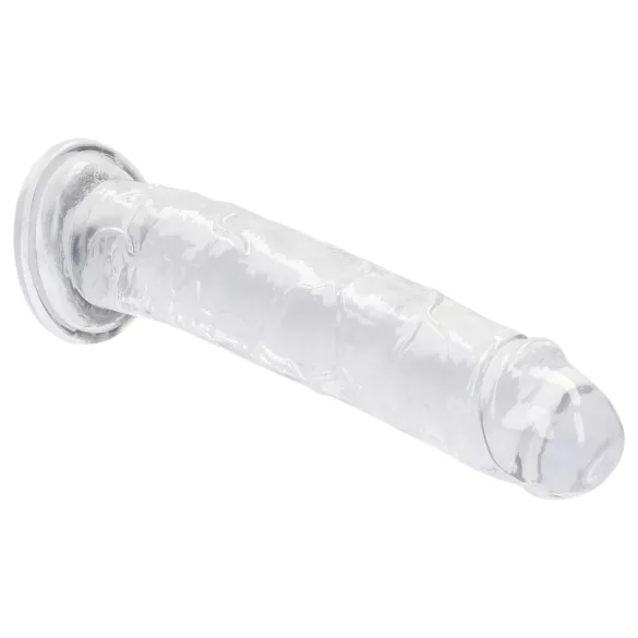 RealRock - realistický dildo s prísavkou (priehľadný) - 12,7 cm