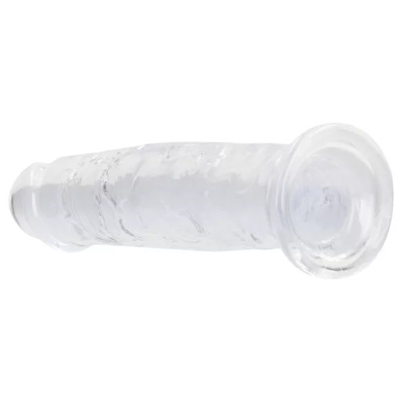 RealRock - realistický dildo s prísavkou (priehľadný) - 12,7 cm