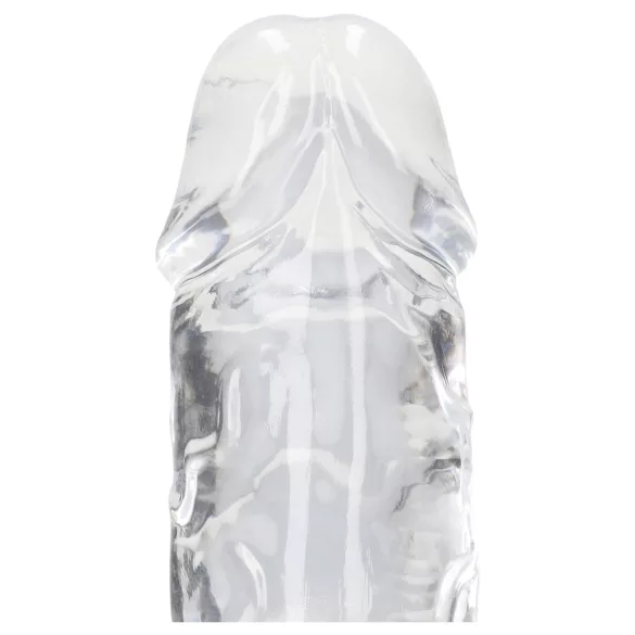 RealRock - realistický dildo s prísavkou (priehľadný) - 12,7 cm
