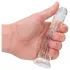 RealRock - realistický dildo s prísavkou (priehľadný) - 12,7 cm