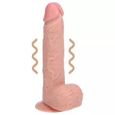   RealRock - vibrátor s prísavkou - realistický - telová farba - 18 cm
