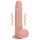 RealRock - vibrátor s prísavkou - realistický - telová farba - 18 cm